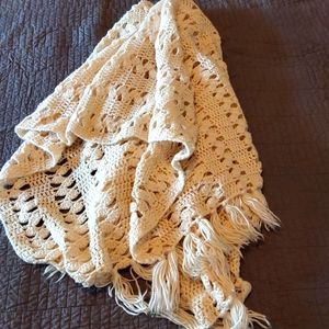 🌺 Hand Crafted (Crocheted) Afgan Style Blanket/Throw
